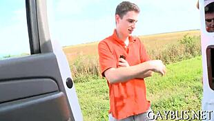 Intense gay blowjob in pov bareback action
