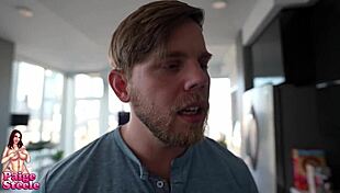 I ride monster cock cowgirl with big natural tits bouncing