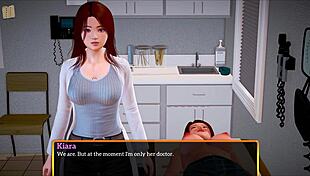 In the cartoon game My New Family, episode 336 features a redhead character in various scenes.