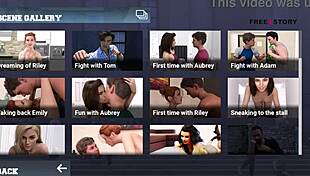 College boys Aubrey and Chloe give blow job to Alex in 3D cartoon