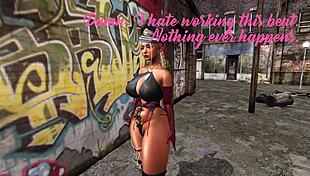 Black man pounds Asian cop in van for wild public thrill. Second Life gets steamy.