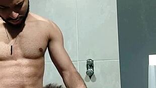 Muscle hunk gets his ass pounded by a stud