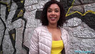 Public Agent's Rock Paper Scissors Game Turns Into Outdoor Cowgirl Fuck