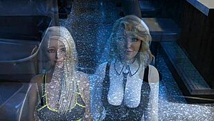 I watch this hentai girl suck big cock outdoors in part 52