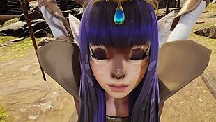 Deer-Girl Freyja In Viking Village 3D Hentai