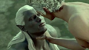 Baldur's Gate 3 naked playthrough features Astarion's gay sex scenes with monster penis and ass fantasy