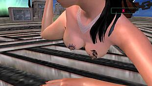 Hey, check out this animated teen girl fingering her pussy and ass in 3D