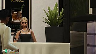 rich and black polliana demure with monster cock action