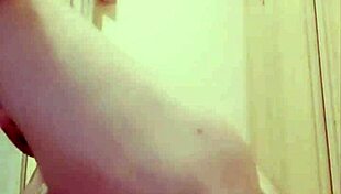 insane gay guy uses extreme inflatable plug and self-fists his fat ass