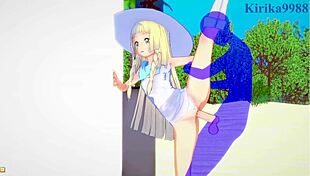 Lillie and jessie musashi have intense sex in pokemon hentai