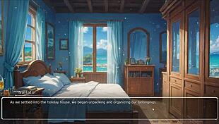 bluring the walls romance hentai game ep 4 exhibitionist gf confess, fat curvy tits in sexy outfit