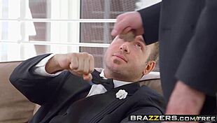 Dirty bride Lennox Luxe seduces in wild threesome action