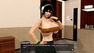 Big Tits Anime Girl Fucks Standing With Perfect Body