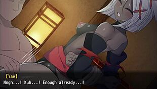 Shrine Maiden Honoka's Bound Masturbation Adventures in Battle