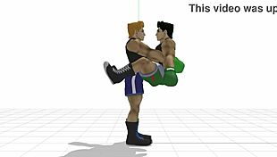 Is Little Mac ready for intense bareback gay sex in the game?