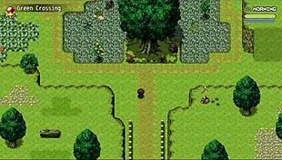 Teen beauty in sexy outfit strips naked in public bath harem game