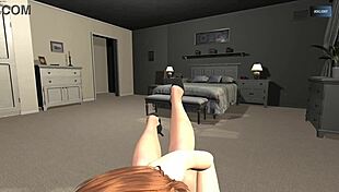 Sonia, the temptress in 3D animated porn video