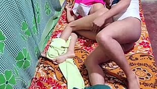 Desi girl gets bangles from devar in homemade video