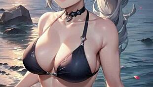 Oh! Sexy Asian Babe In 3D Has Hot Sex With Stranger And Masturbates!