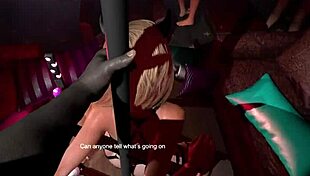 Bbc fucks stripper in front of guests in 3d