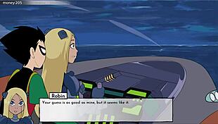 i'm watchin 18titans episode 54 with terra, it's so hot