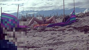 Caribbean Nude Beach Cuckold Voyeur Vacation Day Two Part 3 - Giving Random Old Man A Handjob Free Video
