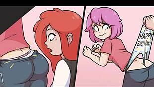 Cartoon girl wedgie compilation 2 hentai scenes