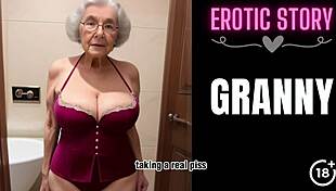 granny story unfolds with kinky pissing fetish explored in part 1