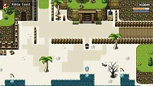 Teen beauty in sexy outfit strips naked in public bath harem game