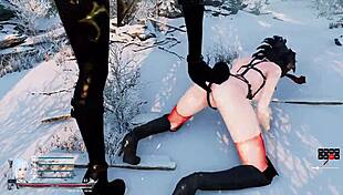 Sword x Hime game over? Monster fucks pussy in anime edits.