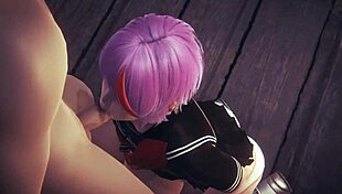 i watched tanami in cosplay gettin blowjob an fucked in da tavern, uncensored hentai with cum an futanari lick!