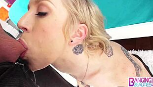 Skinny blonde Maia Davis gets her ass pounded hard