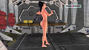 3d cartoon indian bhabhi masturbating with banana