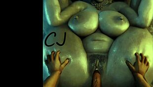 Alcina Dimitrescu from Resident Evil Fucked Hard by Black Man on Ranch