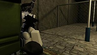 I watch Kyller suckin' in the alley, it's so hot!