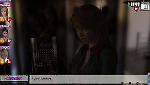 babysitter plays mr gentleman with niece in hentai game