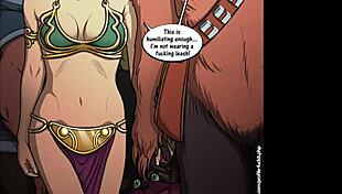 Rey submits to wookie master