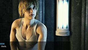 Threesome with two horny MILFs in hentai game sex scene. 🔥