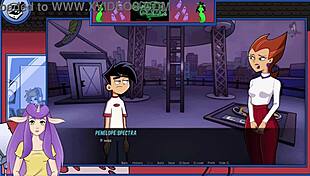 In Amity Park redux, Danny gets naughty with the sexy redhead teacher again.