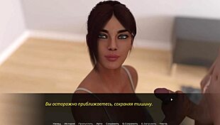 The second part of the adult anime Echoes of Lust with big tits MILF