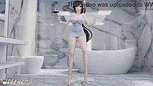Azur lane zheng hai 3d chinese comic vam nude dance tiktok style mmd pure dance (3d adult anime)
