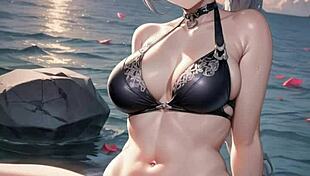 Oh! Sexy Asian Babe In 3D Has Hot Sex With Stranger And Masturbates!