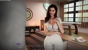 Hot Stepmom Massages Tenant With Big Ass!