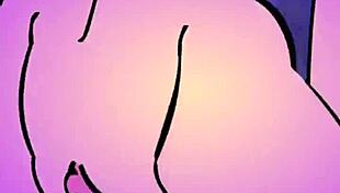 vertical hmv pink minus 8 features anime ass in hentai cartoon with music