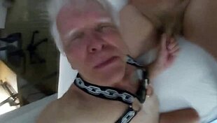 Preview of upcoming video: polio amputee grandpa sucking cock 😏