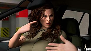 Wife Cucks Husband With Fat Big Tits 3Some Blowjob For Job Promotion