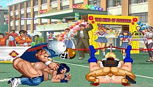 Hentai mugen brian battler and kim dong hwan meets power girl and raven in an intriguing game scenario