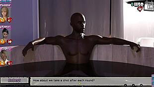 babysitter plays mr gentleman with niece in hentai game