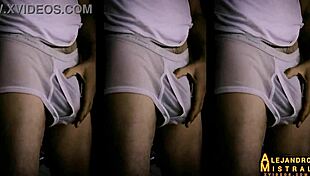 alejandro mistral gay erection in white underwear