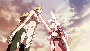 Anime queens blade exiled virgin s1 ova fanservice compilation eng sub